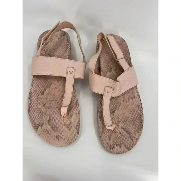 Vionic Womens Tala Sandals Slingback Thong T Strap Pale Blush Size 11 EUC - Picture 3 of 11